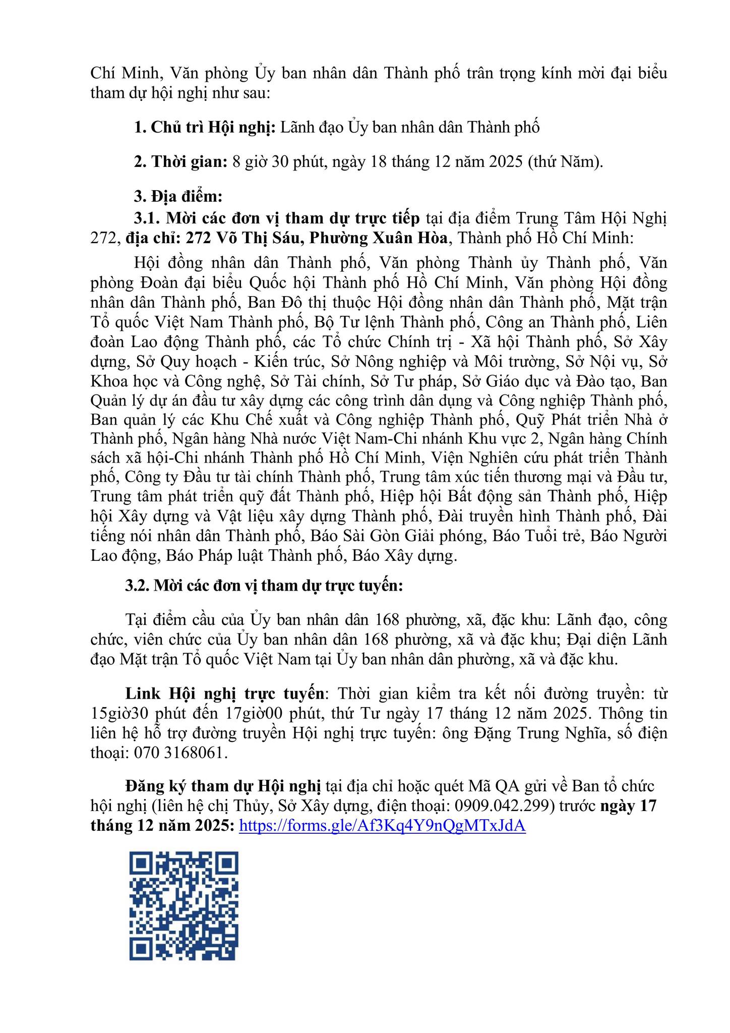 HCMCONS thông tin Hội nghị tuyên truyền chính sách phát triển nhà ở xã hội