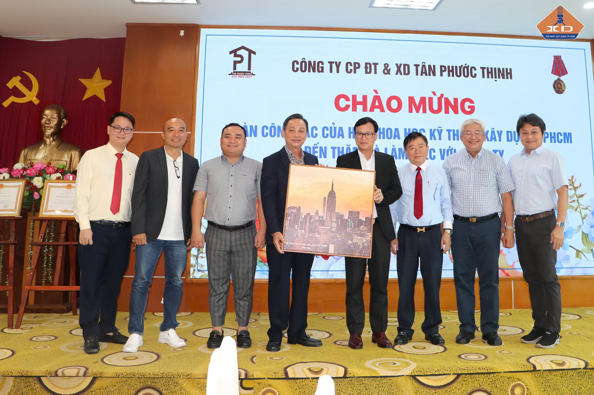HCMCONS tổ chức chuyến thăm doanh nghiệp hội viên đầu tiên tại TP.HCM