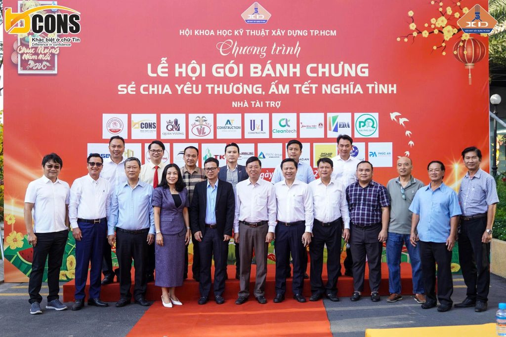 Ấm Tết nghĩa tình tại Bcons City: HCMCONS lan tỏa yêu thương từ những chiếc bánh chưng