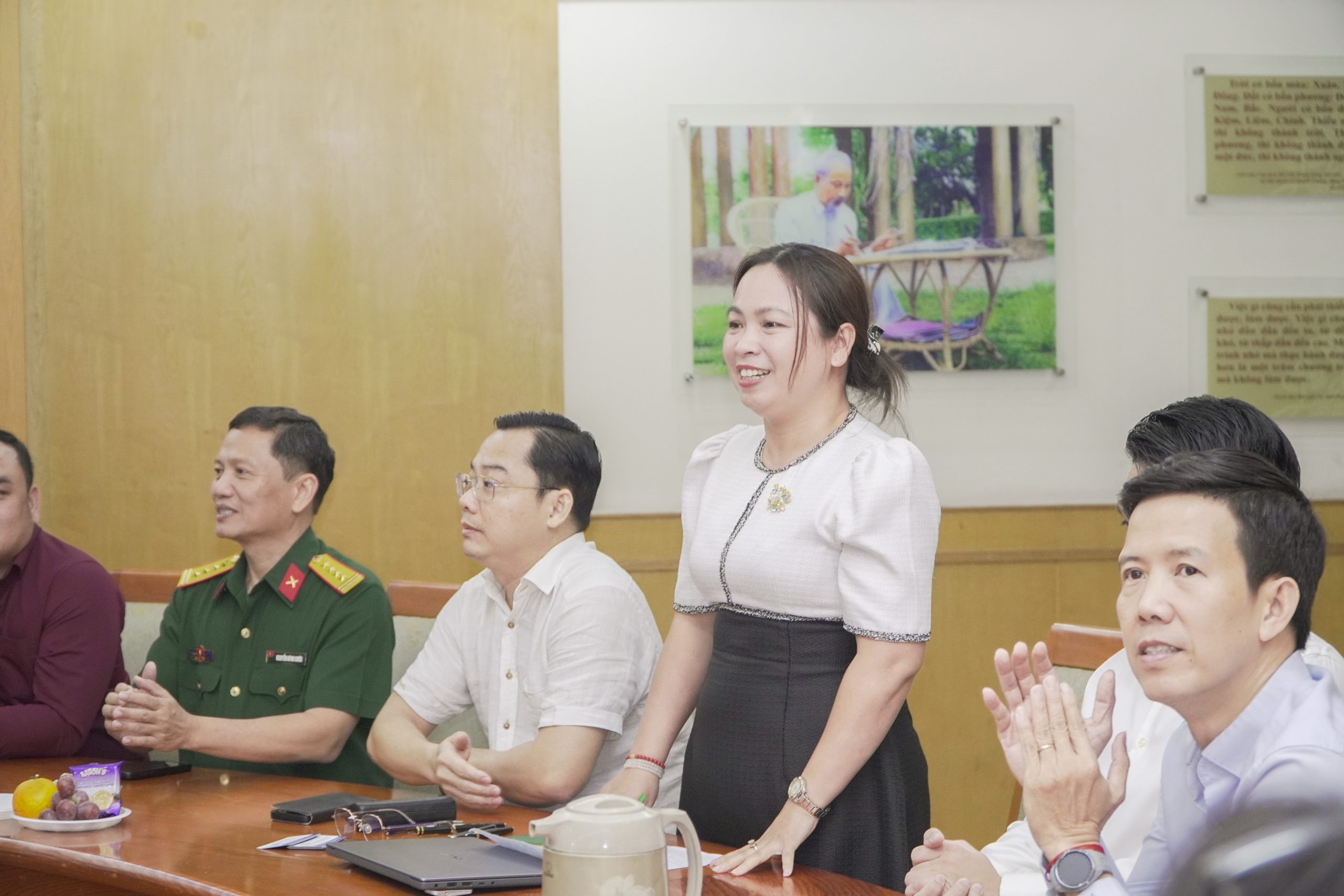 Bà Nguyễn Thị Phương Dung, Tổng Thư ký/Chánh Văn phòng HBAHBA giới thiệu khái quát về quá trình hình thành và hoạt động của tổ chức.