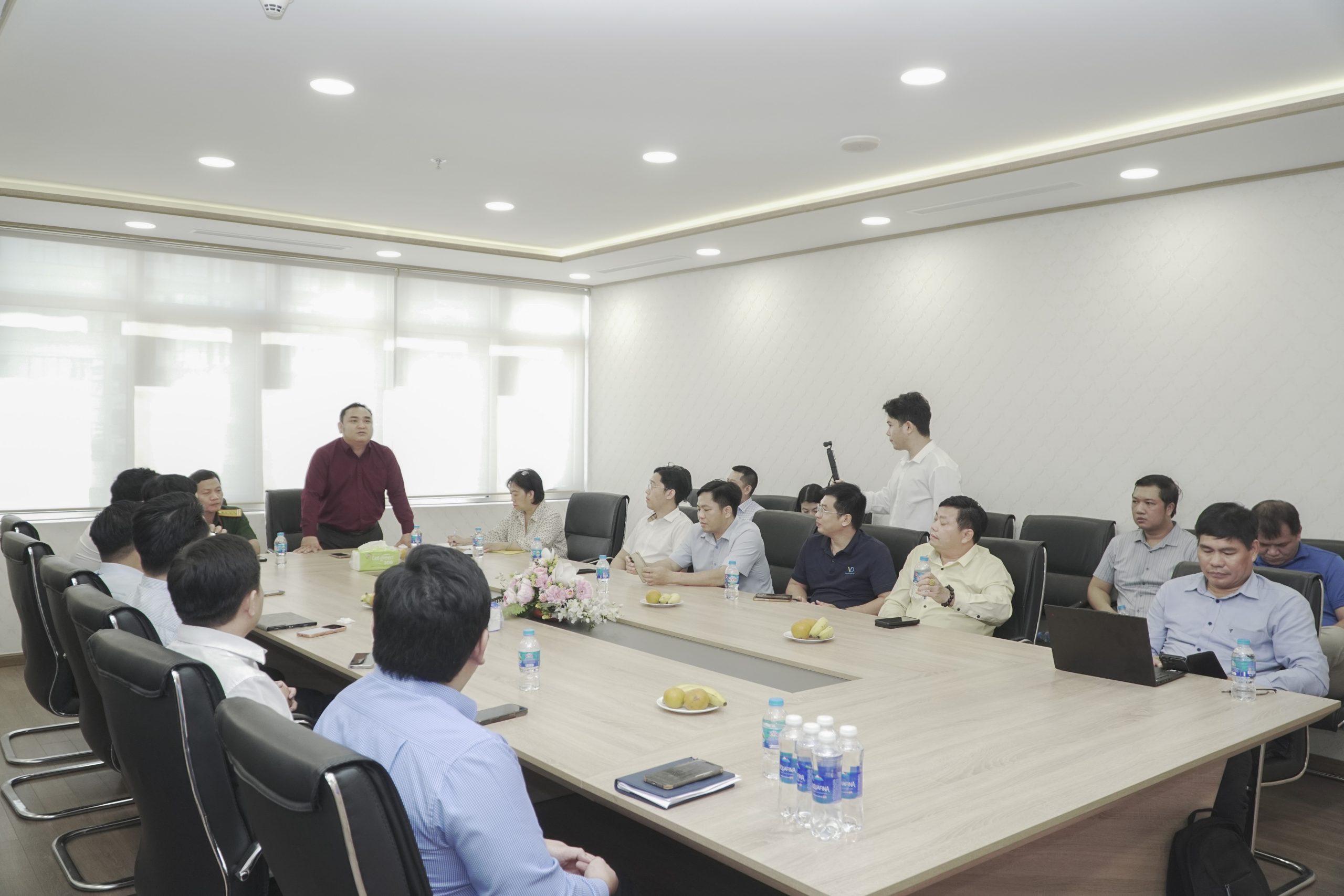 Ông Nguyễn Ngọc Anh, Trưởng ban Phát triển Hội viên & Xúc tiến Thương mại phát biểu nêu ý kiến về phương thức hoạt động của Ban.